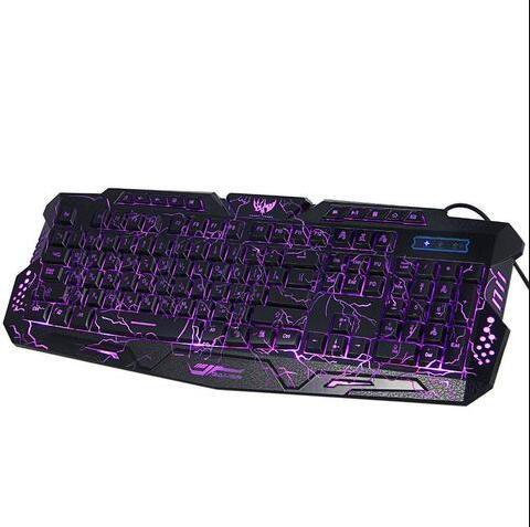 Luminescent keyboard for USA