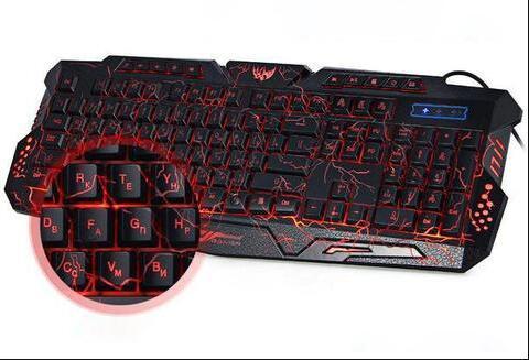 Luminescent keyboard for USA
