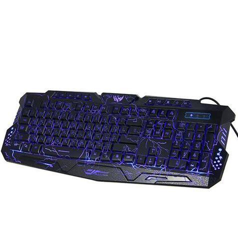 Luminescent keyboard for USA