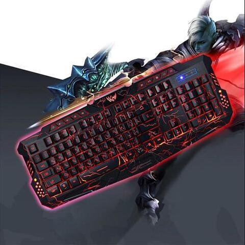 Luminescent keyboard for USA