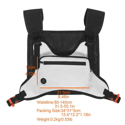 "Workout Vest Bag, Sport Jogging Chest Pack"